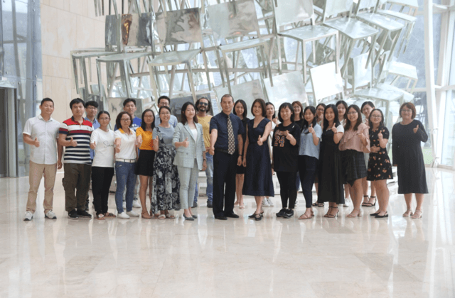 foto de grupo de empresa