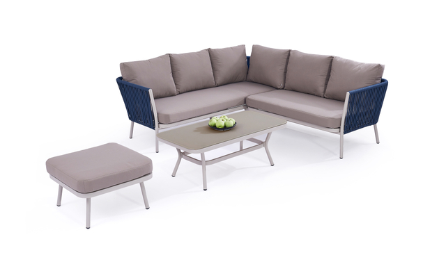 Muebles al aire libre del sofá de la cuerda del hotel